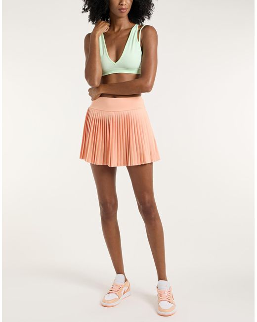 Pinko Pink Coral Mini Skirt Polyester
