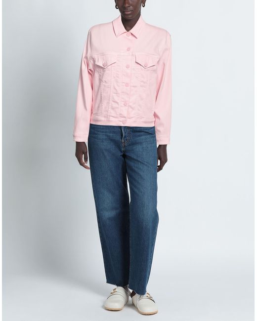 Jacob Cohen Pink Denim Outerwear