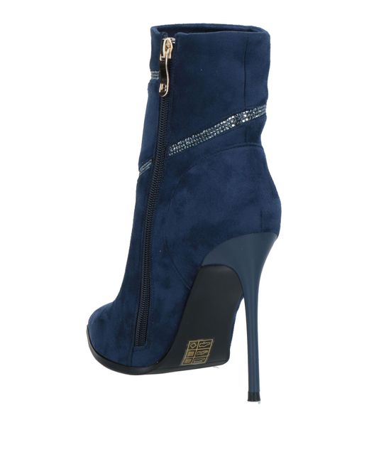 Laura Biagiotti Blue Ankle Boots