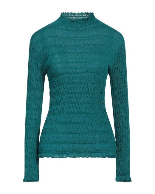 M Missoni Green Rollkragenpullover