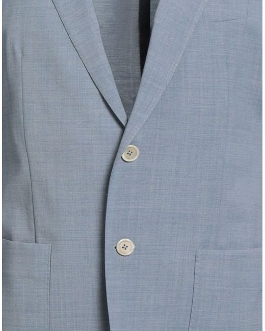 Eleventy Blue Sky Blazer Wool, Elastane for men