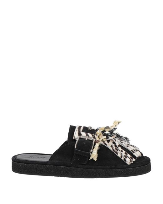 HAANI Black Mules & Clogs