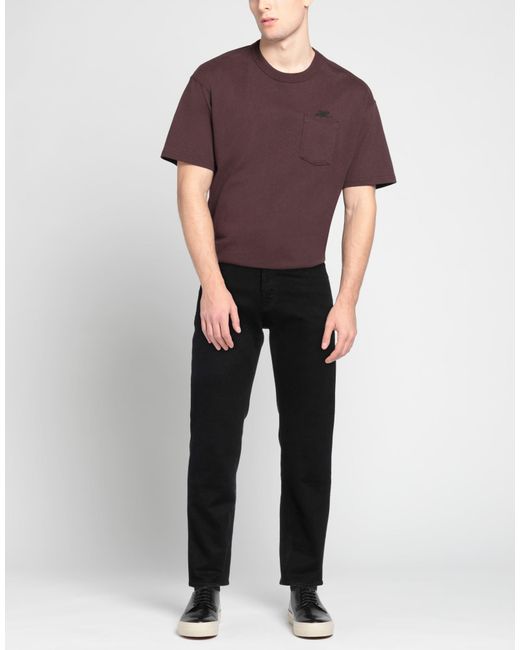 Pence Black Jeans Cotton, Elastane for men