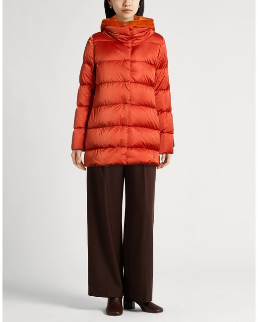 Herno Red Puffer Polyester