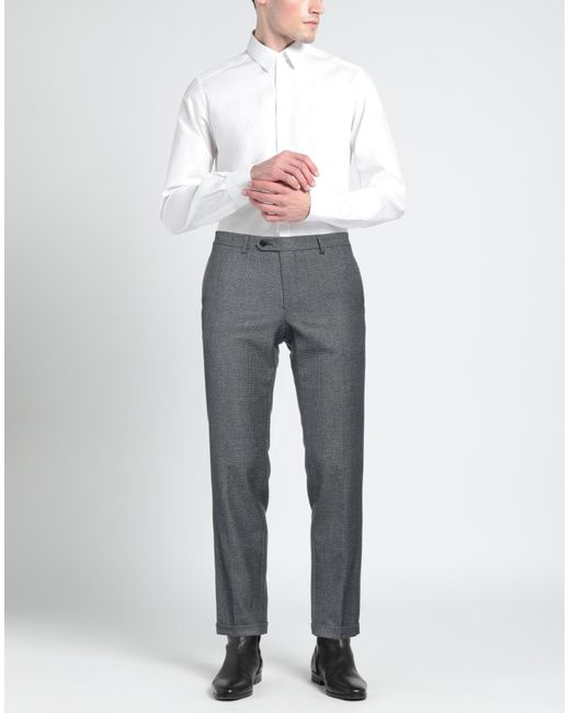 Paoloni Gray Pants for men