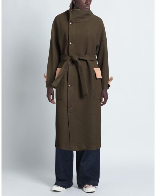 Guttha Brown Coat Polyester, Nylon