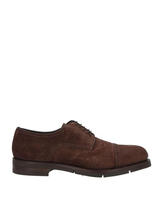 Zapatos De Cordones Santoni de hombre de color Brown