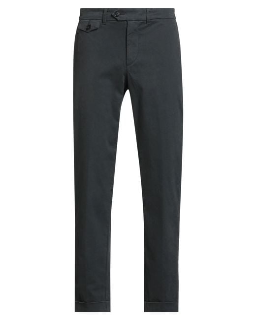 0/zero Construction Gray Pants Cotton, Elastane for men