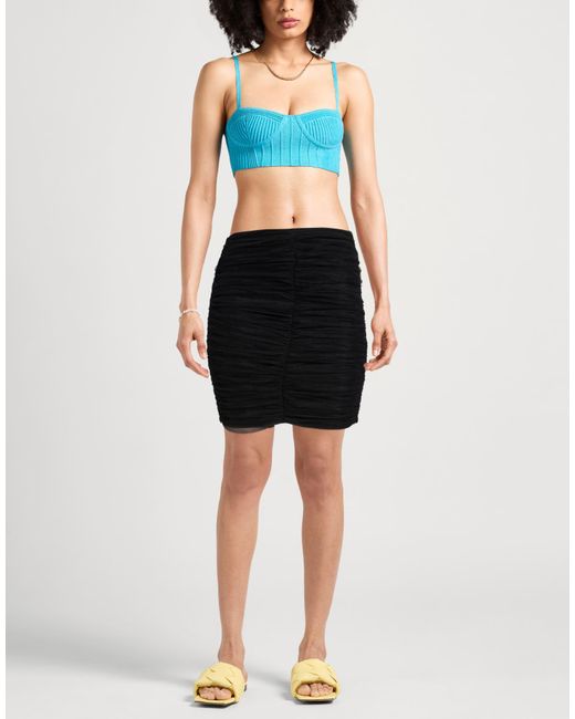 Elisabetta Franchi Black Mini Skirt