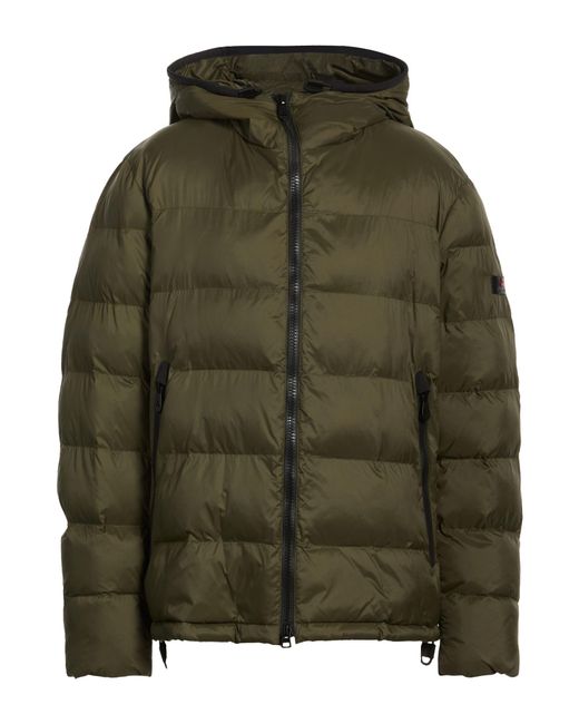 Peuterey Green Puffers for men