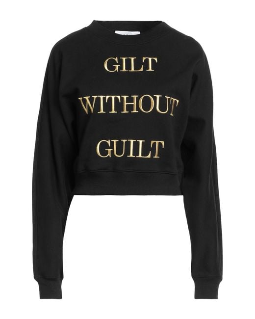 Moschino Black Sweatshirts
