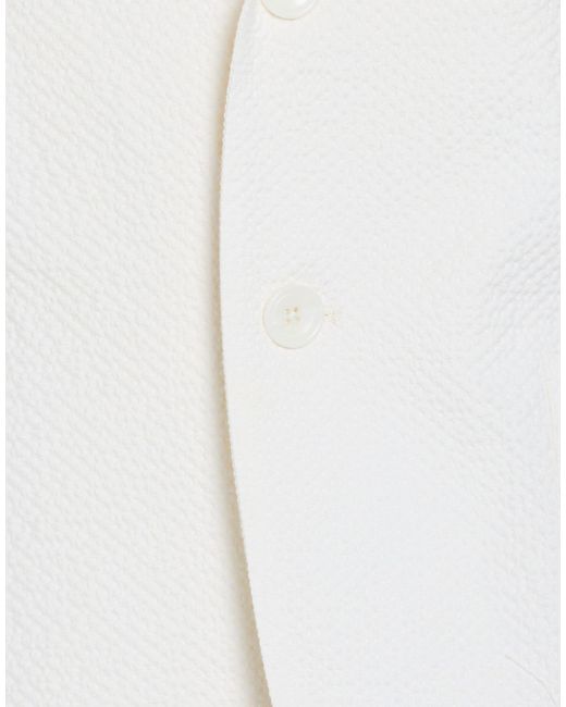 Tagliatore White Ivory Suit Cotton, Elastane, Polyamide for men