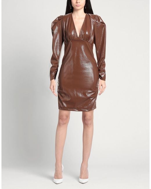 Robe Courte MARSĒM en coloris Brown