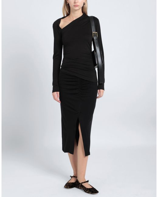 Diane von Furstenberg Black Midi Skirt