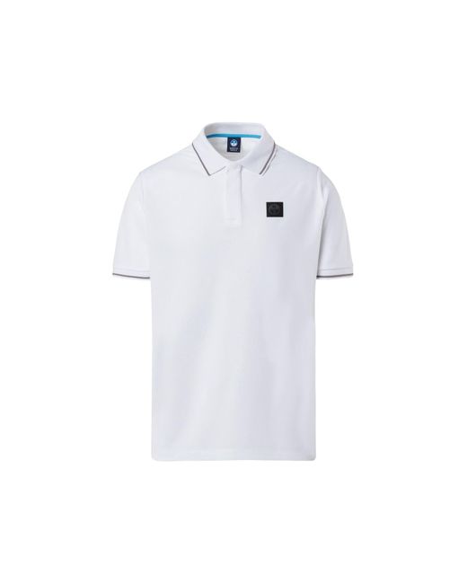 North Sails Poloshirt in White für Herren