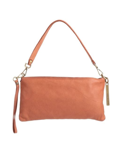 Caterina Lucchi Brown Tan Handbag Calfskin