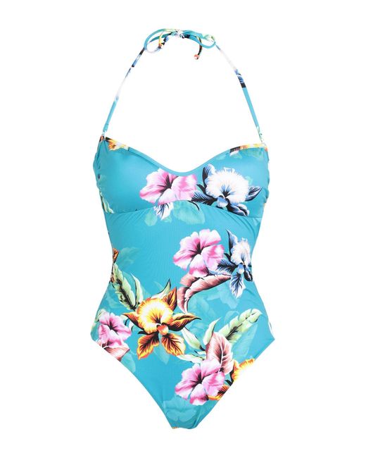 Sundek Blue One-piece Swimsuit