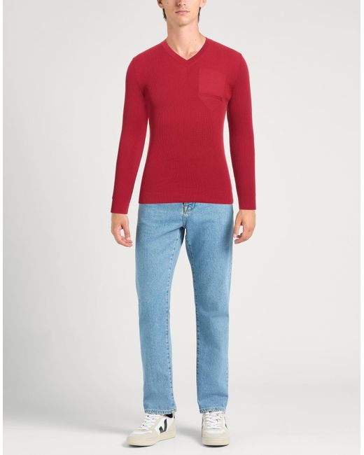 Zanone Red Jumper for men