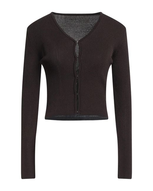 Low Classic Black Dark Cardigan Rayon, Nylon
