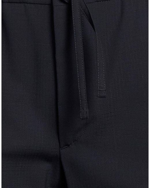 Slowear Blue Pants Polyester, Wool, Elastane for men