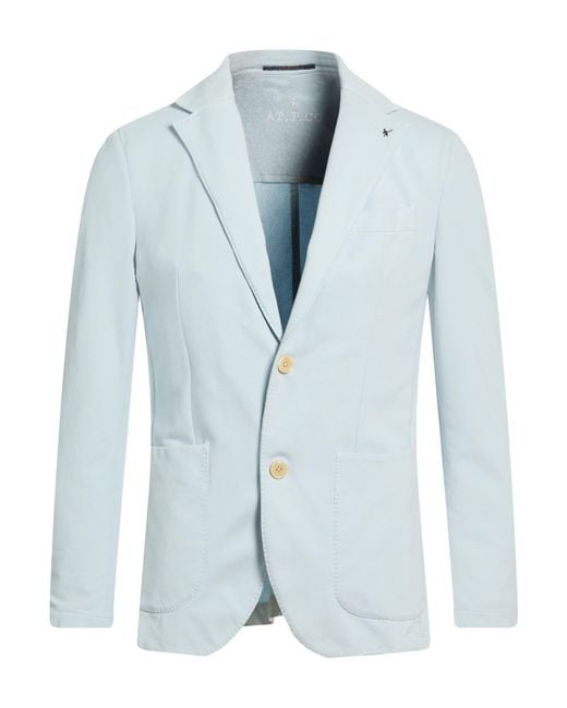 AT.P.CO Blue Blazer Cotton, Elastane for men