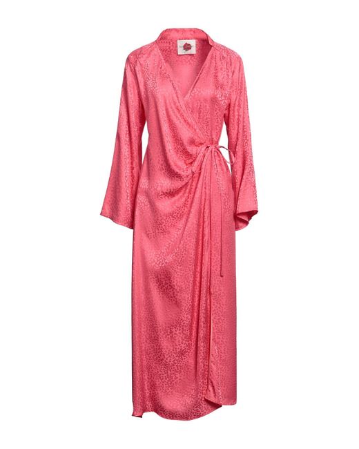 Art Dealer Pink Midi-Kleid