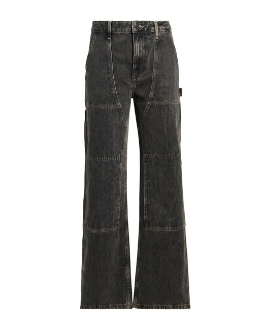 Helmut Lang Gray Jeans Cotton, Polyester