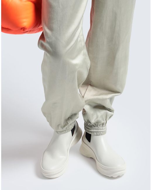 Jil Sander White Ankle Boots