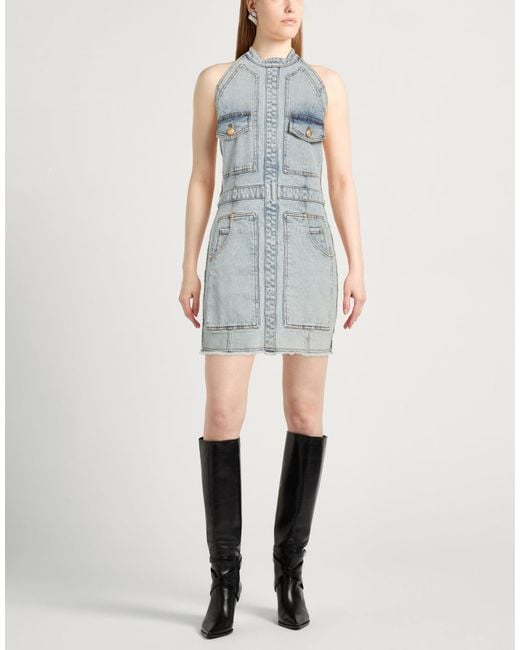 Balmain Blue Mini Dress