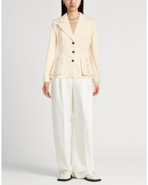 Elisabetta Franchi Natural Blazers