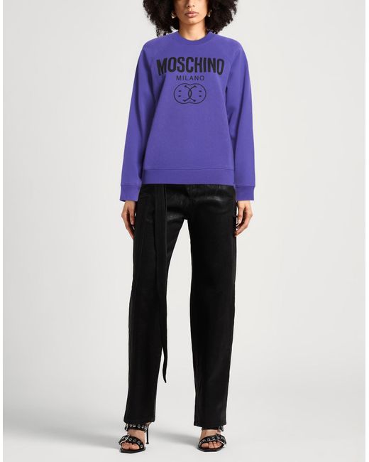 Moschino Blue Sweatshirts