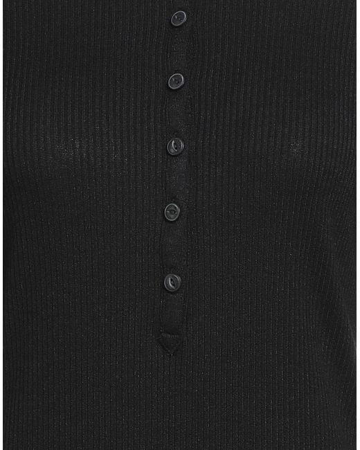 Rag & Bone Black Sweater Rayon, Polyester, Elastane