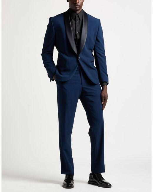Traje Tombolini de hombre de color Blue