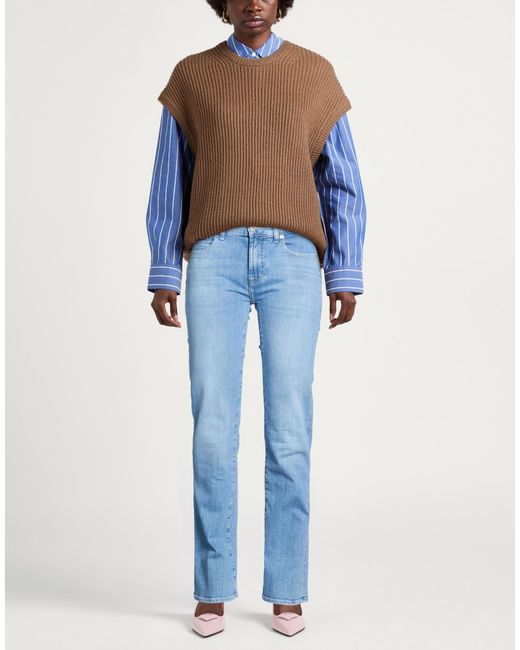 7 For All Mankind Blue Jeans Cotton, Elastane