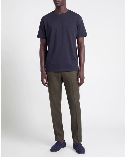 Etro Blue T-Shirt Cotton for men