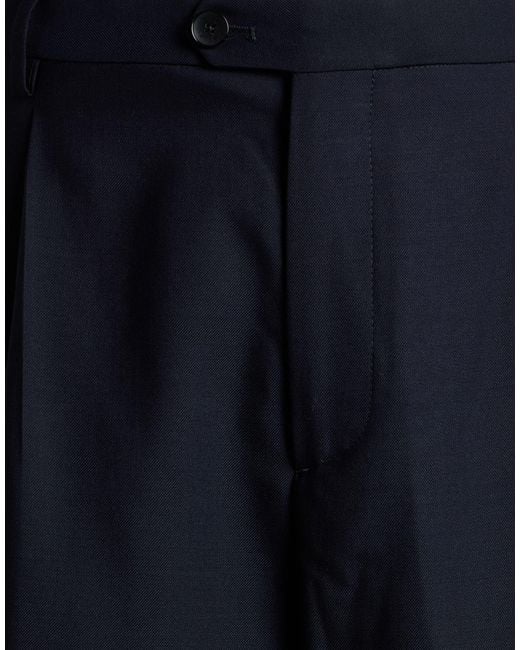 Etro Blue Pants Wool for men