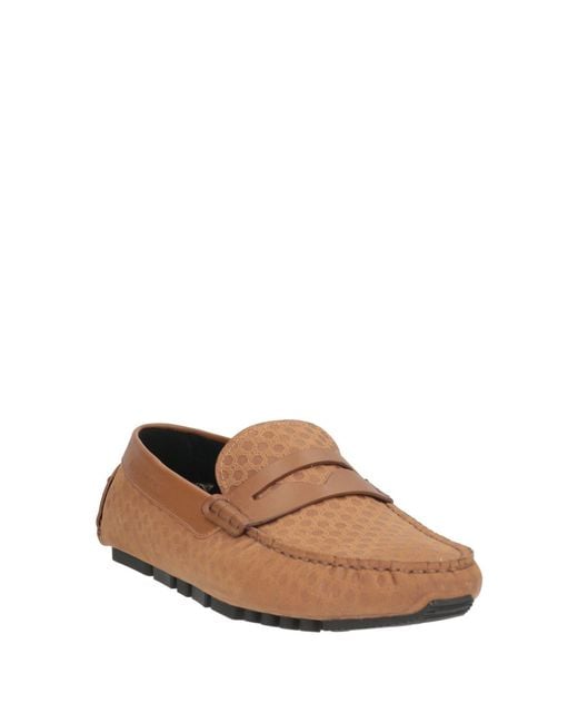 Emporio Armani Brown Light Loafers Leather for men
