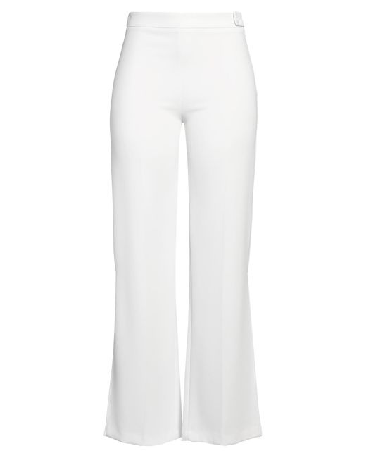 Caractere White Pants Polyester