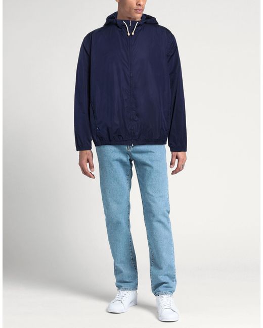 Kampos Blue Jacket Recycled Polyester for men