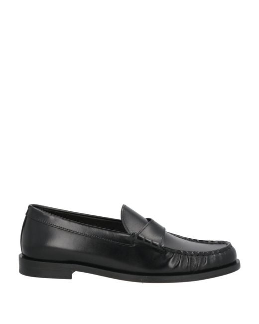 Dear Frances Black Loafers Leather