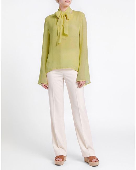 DES_PHEMMES Yellow Top Viscose