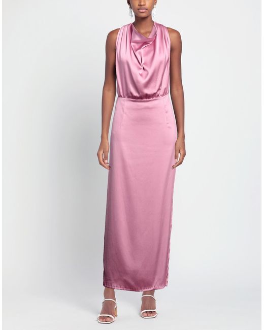 Robe longue ACTUALEE en coloris Pink
