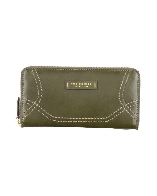 The Bridge Green Brieftasche