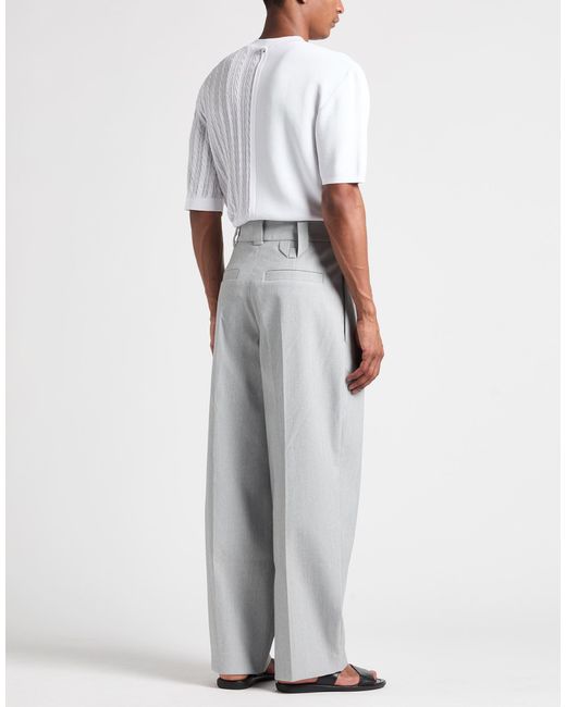 Jacquemus White Trouser for men