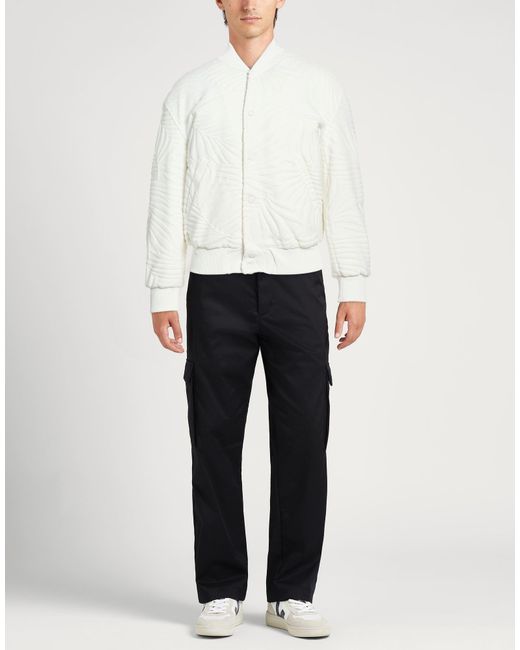 Dondup White Jacket Polyamide, Elastane for men