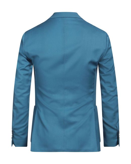 Lardini Blue Light Blazer Wool for men