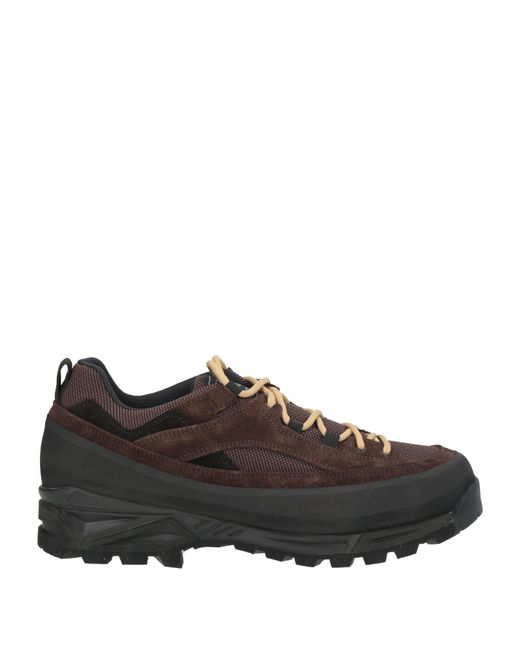 Diemme Brown Grappa Hiker Dark Ankle Boots Leather, Textile Fibers for men