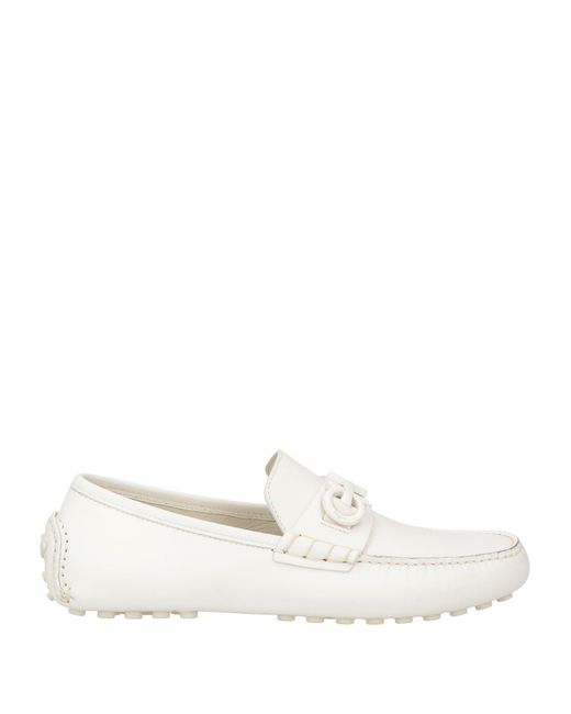 Ferragamo White Loafer for men