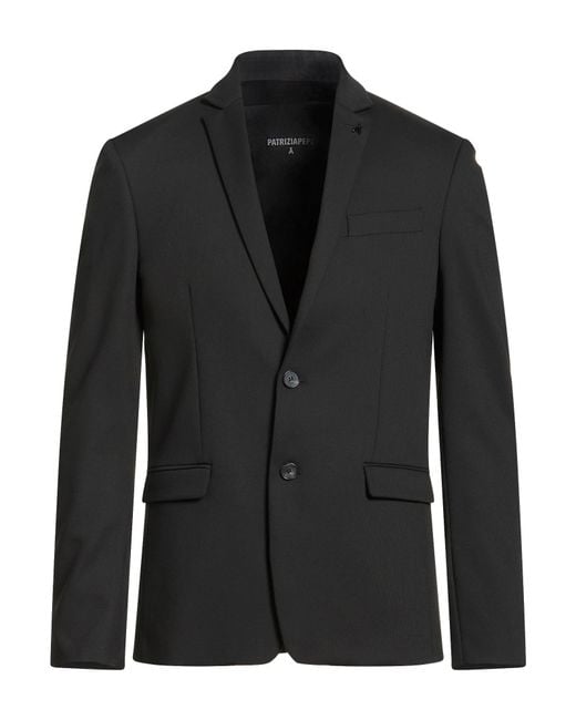 Patrizia Pepe Black Blazers for men