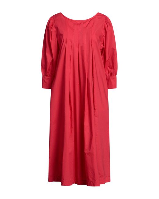 Dixie Red Midi Dress